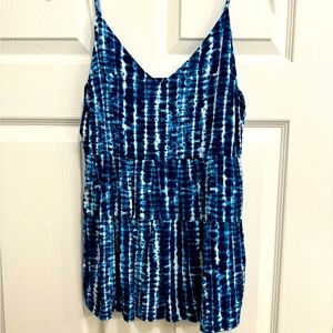 Shibori dyed top